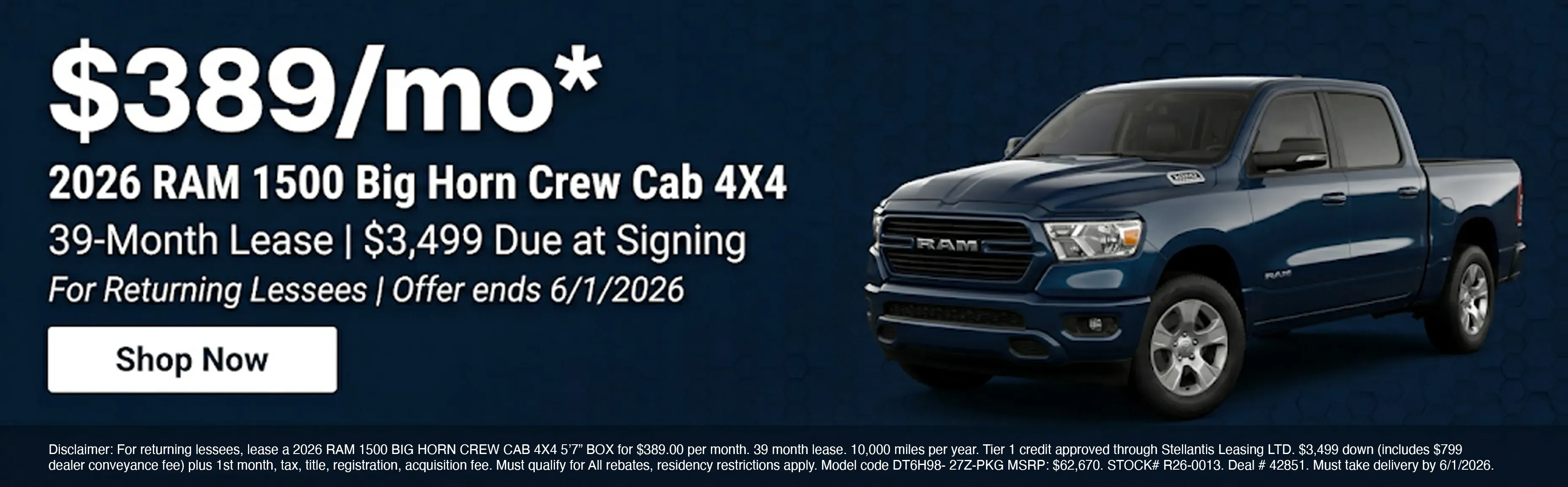 Ram 1500 1500 Big Horn Crew Cab 4x4 5'7' Box For Sale Norwalk CT